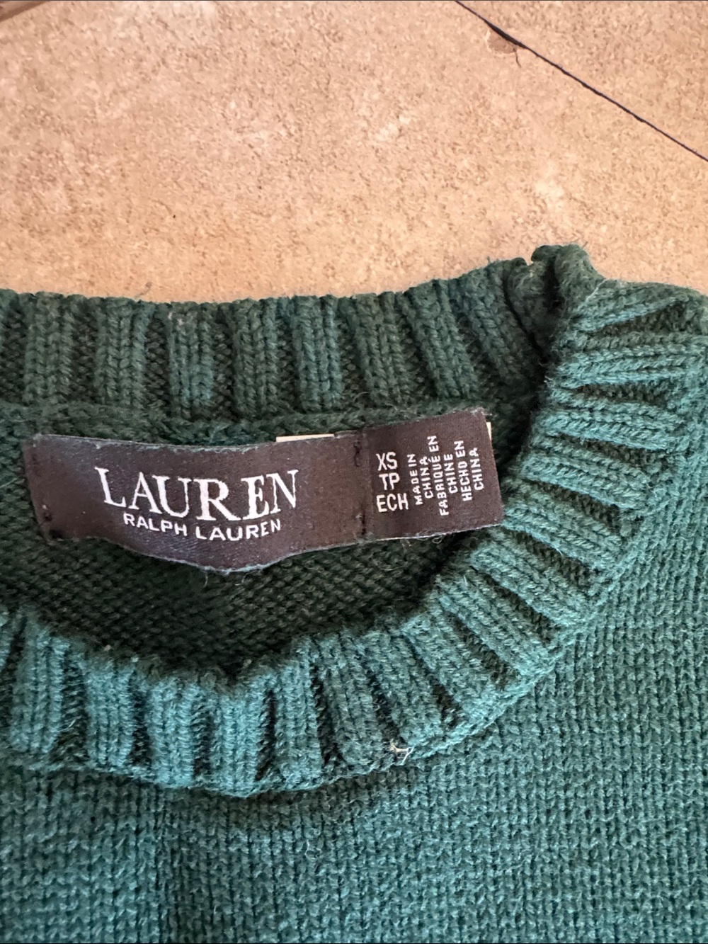 Ralph Lauren sweater dog inbraided - Picture 3 of 5